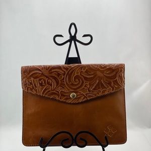 Patricia Nash Tooled Leather mini iPad clutch